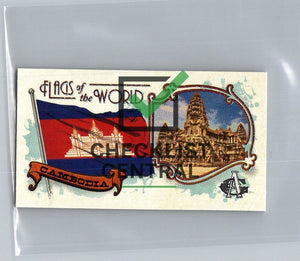 2024 Topps Allen & Ginter Mini Flags of the World Cambodia #FOTW48