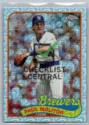 2024 Topps '89 Topps Silver Pack Chrome Series 2 Paul Molitor #2T89C60