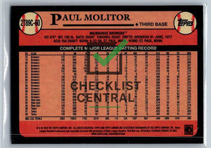 2024 Topps '89 Topps Silver Pack Chrome Series 2 Paul Molitor #2T89C60