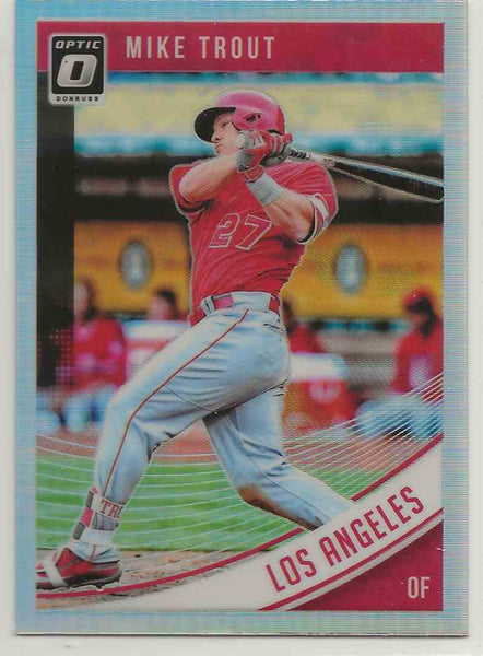 2018 Donruss Optic Variation Holo Mike Trout #121