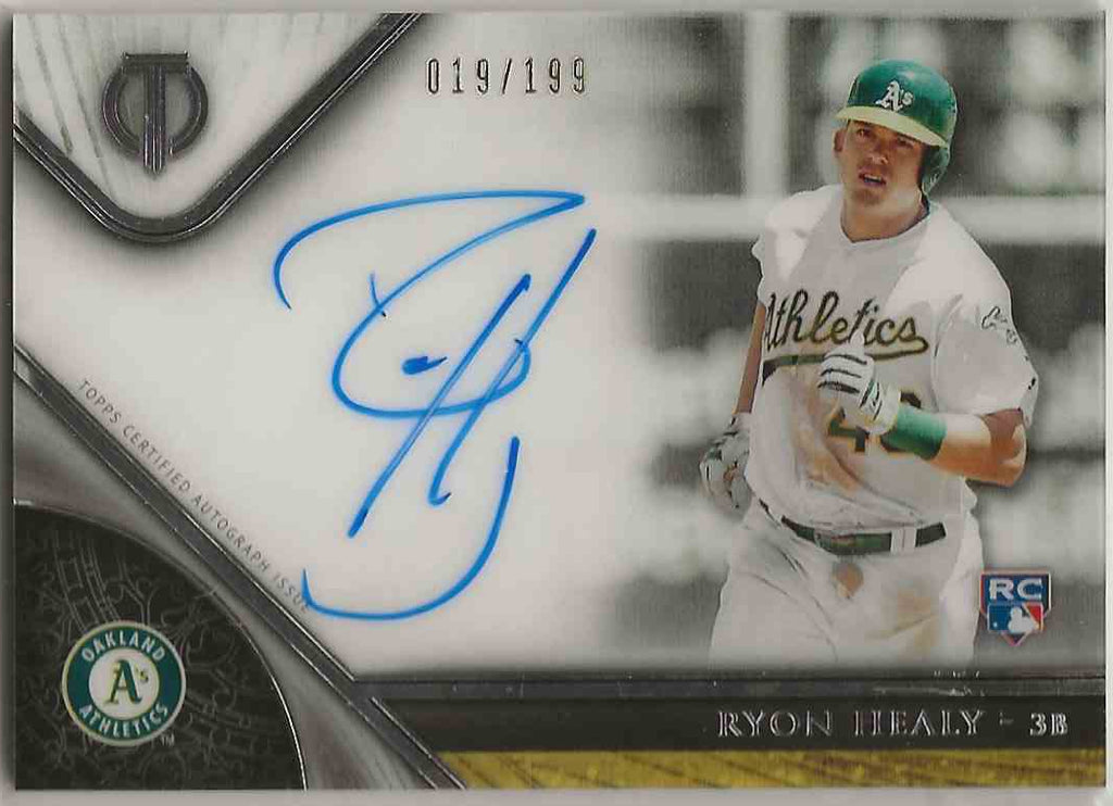 2017 Topps Tribute Autographs Ryon Healy #TARH - 019/199