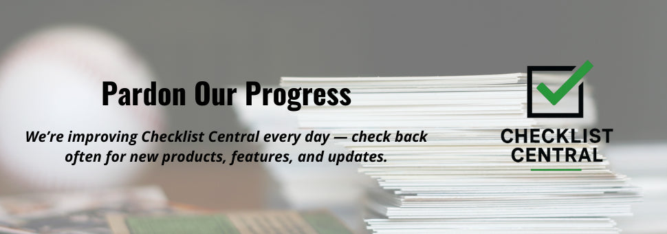 Pardon Our Progress